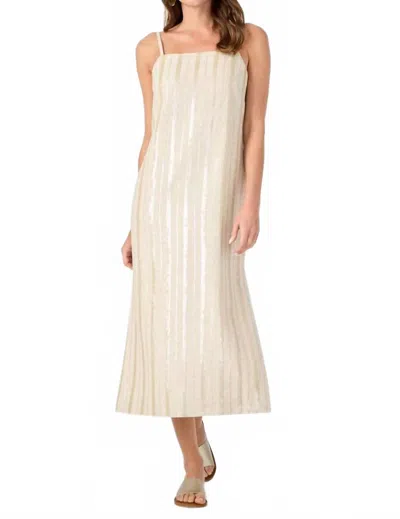 TRINA TURK MARITA 3 DRESS IN BIARRITZ BEIGE