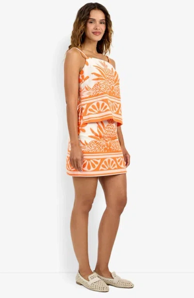 Trina Turk Marita Top In Orange