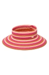 Trina Turk Marjorie Visor In Bright Pink