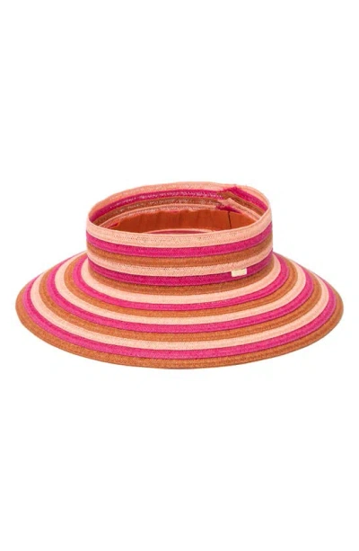 Trina Turk Marjorie Visor In Bright Pink