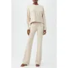 Trina Turk Marsa Long Sleeve Ponte Top In White