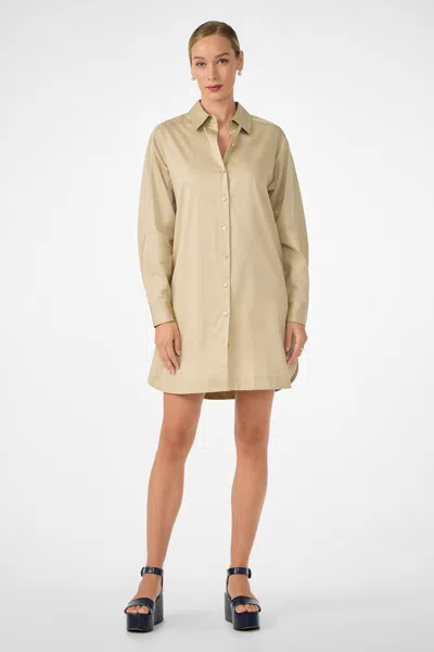 Trina Turk Marx Mini Shirtdress In Multi