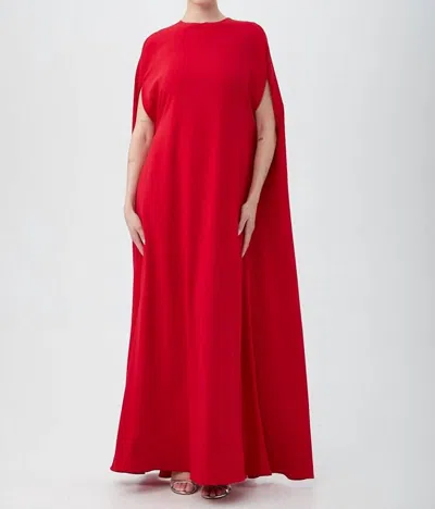 TRINA TURK MASQUERADE DRESS IN RED SPARK