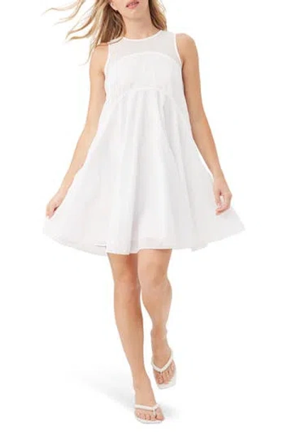 Trina Turk Mauvie Shift Dress In White