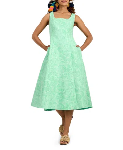 Trina Turk Mid Valor Dress In Multi