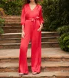 Trina Turk Mineral Jumpsuit In Capri Coral In Multi