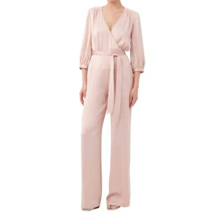 Trina Turk Mineral Jumpsuit In Flawless Beige In Brown
