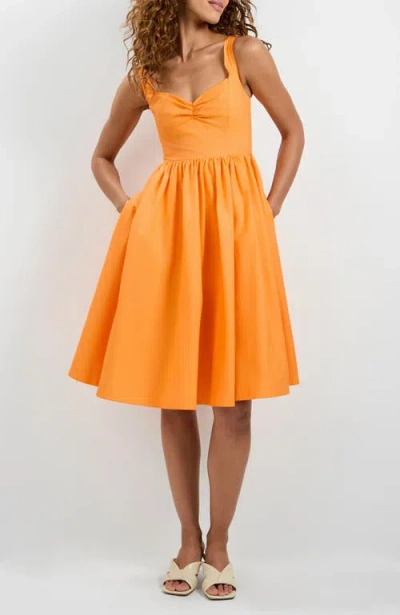 Trina Turk Mirabello Dress In Orange