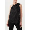 Trina Turk Mirai Top In Black