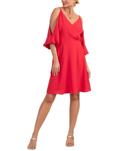 Trina Turk Mixology Midi Dress In Red