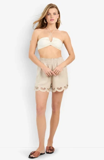 Trina Turk Moana Short In Brown