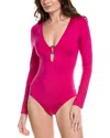 Trina Turk Monaco Paddle Suit In Red