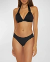 Trina Turk Monaco Tab Hipster Bikini Bottoms In Black