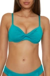 Trina Turk Monaco Underwire Bikini Top In Turkana Teal