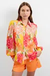 Trina Turk Monte Top In Multi