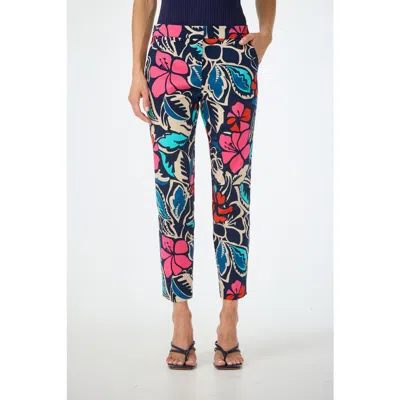 Trina Turk Moss 2 Printed Ankle Pant In Multi