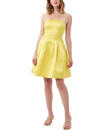 Trina Turk Nautilus Mini Dress In Yellow