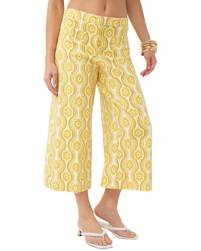 Trina Turk Oceanic Pant In Yellow