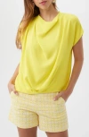 Trina Turk Odilia Drape Top In Daisy
