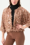 Trina Turk Oller Faux Fur Coat In Animal Print