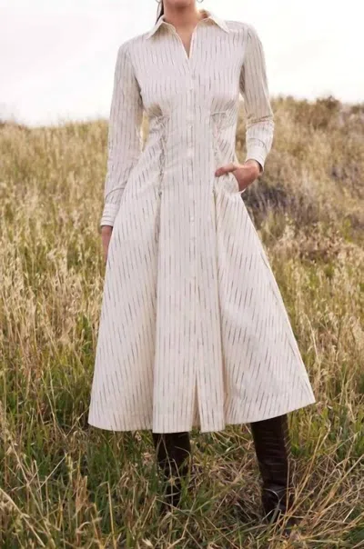 Trina Turk Omari Dress In Beige