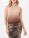 Trina Turk Onassis Knit Top In Camel/mudcloth