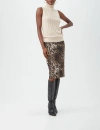 Trina Turk Onassis Knit Top In Sahara Stone