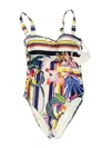 Trina Turk One Piece Swimsuit In White