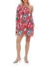 Trina Turk Narbonne One-shoulder Mini Dress In Dramont