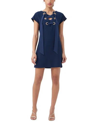Trina Turk Orlando Mini Dress In Blue
