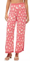 Trina Turk Overhead Pant In Coral Crush In Pink