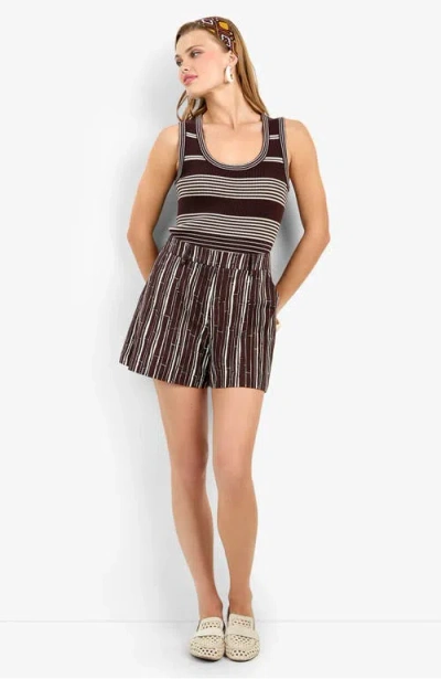 Trina Turk Sleeveless Paolini Tank In Multi