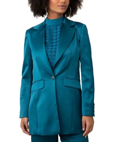 Trina Turk Park Avenue Jacket In Blue