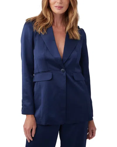 Trina Turk Park Avenue Jacket In Blue