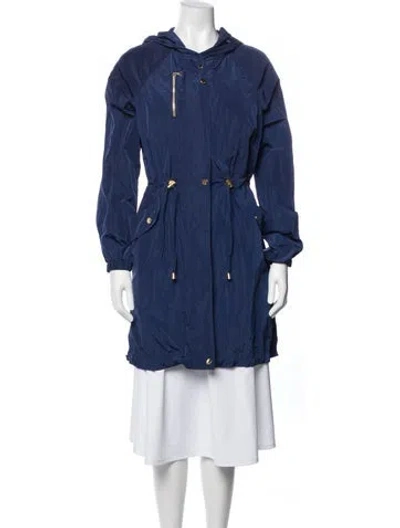 Pre-owned Trina Turk Parka In Blue