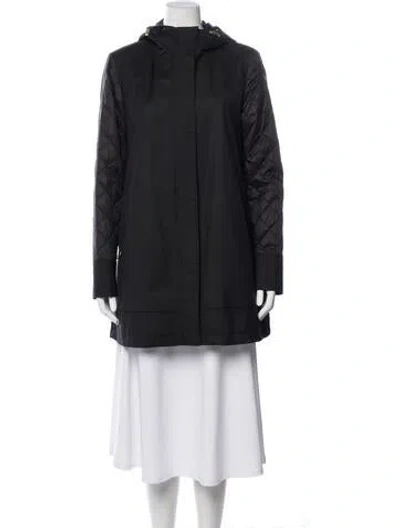 Pre-owned Trina Turk Parka In Gray