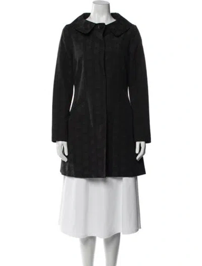 Pre-owned Trina Turk Patterned Jacket In Black
