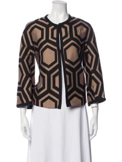 Pre-owned Trina Turk Patterned Jacket In Multicolor