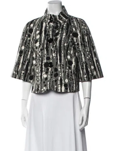 Pre-owned Trina Turk Patterned Jacket In Multicolor