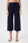 Trina Turk Patyn Cropped Pants In Indigo