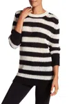 Trina Turk Penelope Striped Wool Blend Sweater In Multicolor In Multi