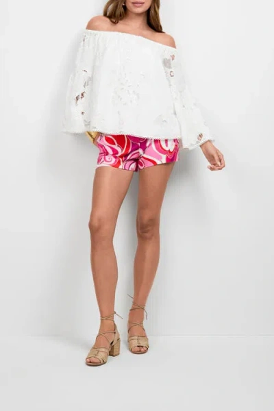 Trina Turk Perry 2 Top In White