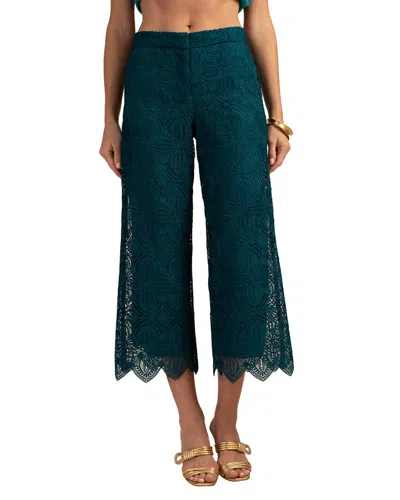 Trina Turk Phoenix Pant In Teal In Blue