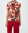Trina Turk Pierce Top In Multi In Multi