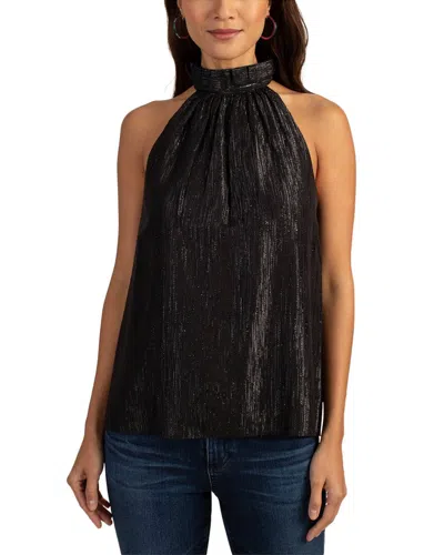 Trina Turk Playful Sleeveless Top In Black