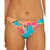 Trina Turk Poppy Banded Hipster Womens Printed Nylon Swim Bottom Separates In Multi