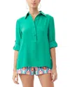 Trina Turk Portrait Top In Green
