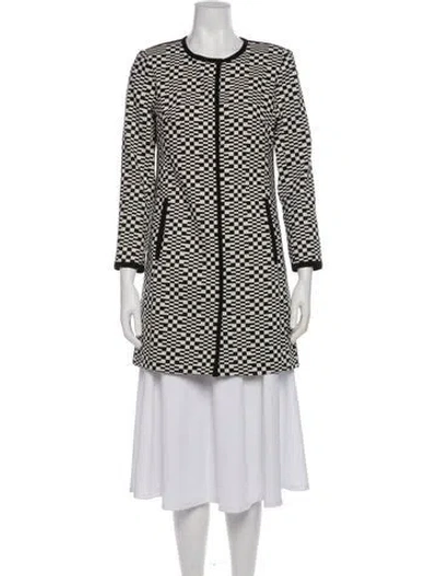 Pre-owned Trina Turk Printed Coat In Multi