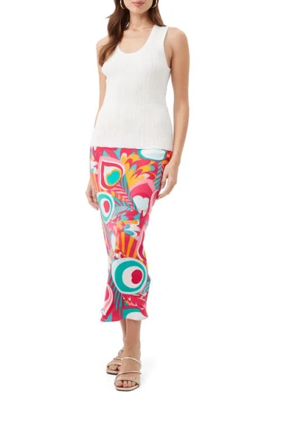 Trina Turk Printed Lighten Up 2 Slip Skirt