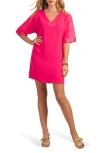 Trina Turk Rabat Dolman Sleeve Shift Dress In Rosewater